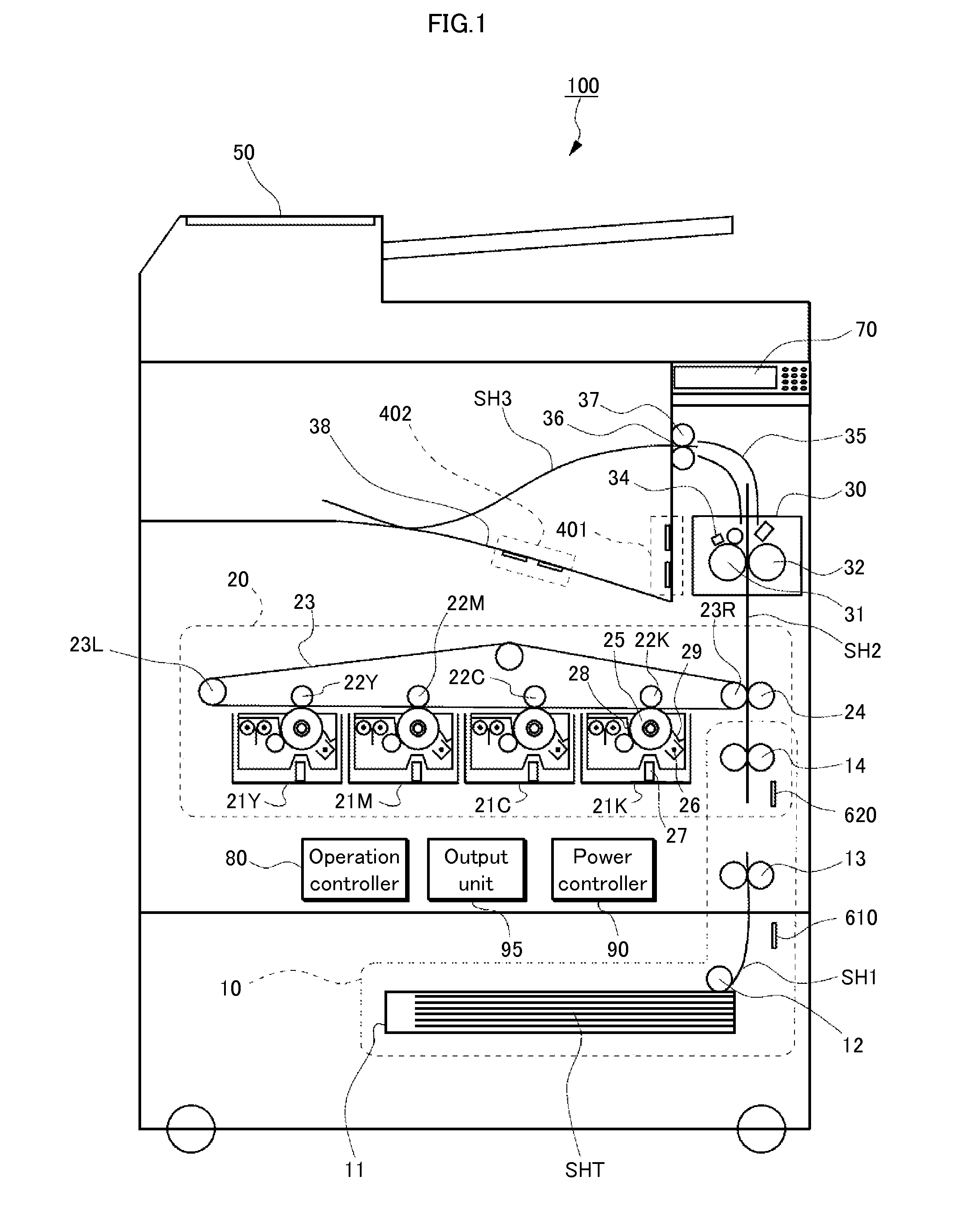 Charge control device and image forming apparatus including charge control device