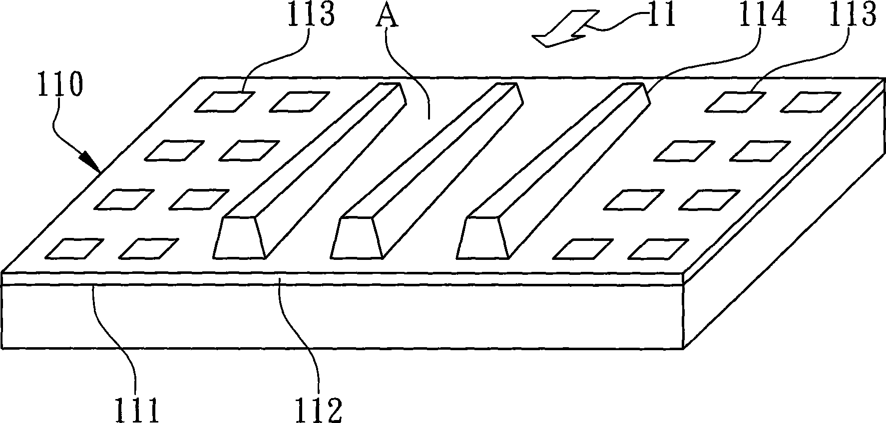 Structure and method of flip chip encapsulation of non-array bumps