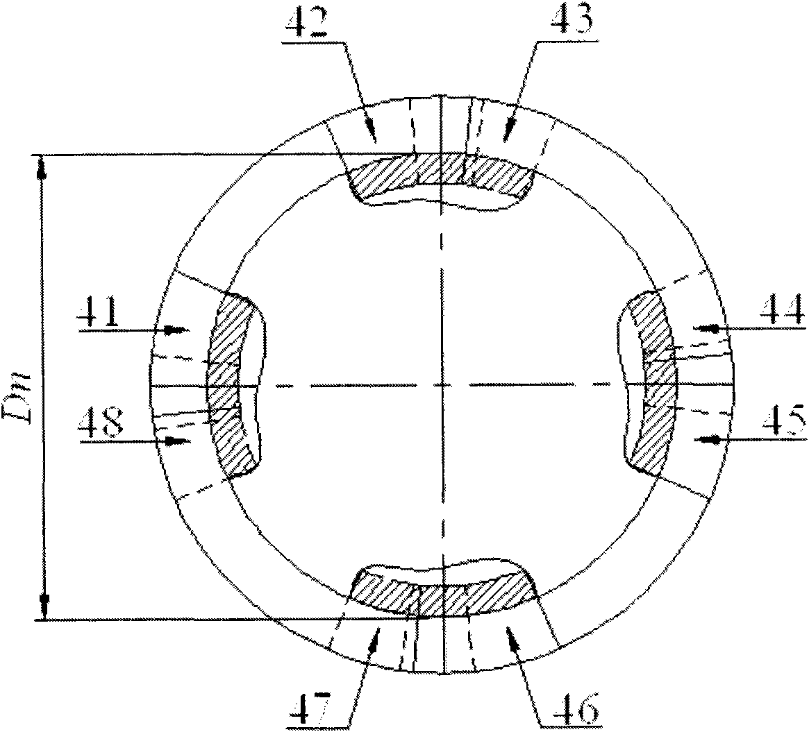 Variable lateral force cavitator