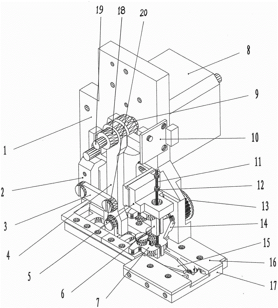 Glass bead conveying device of computer embroider machine