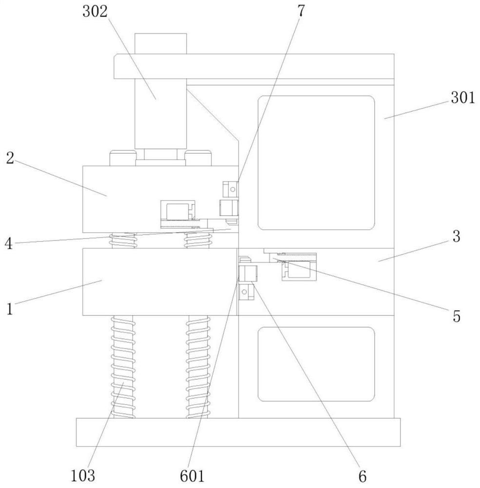 A shearing device for door curtain production