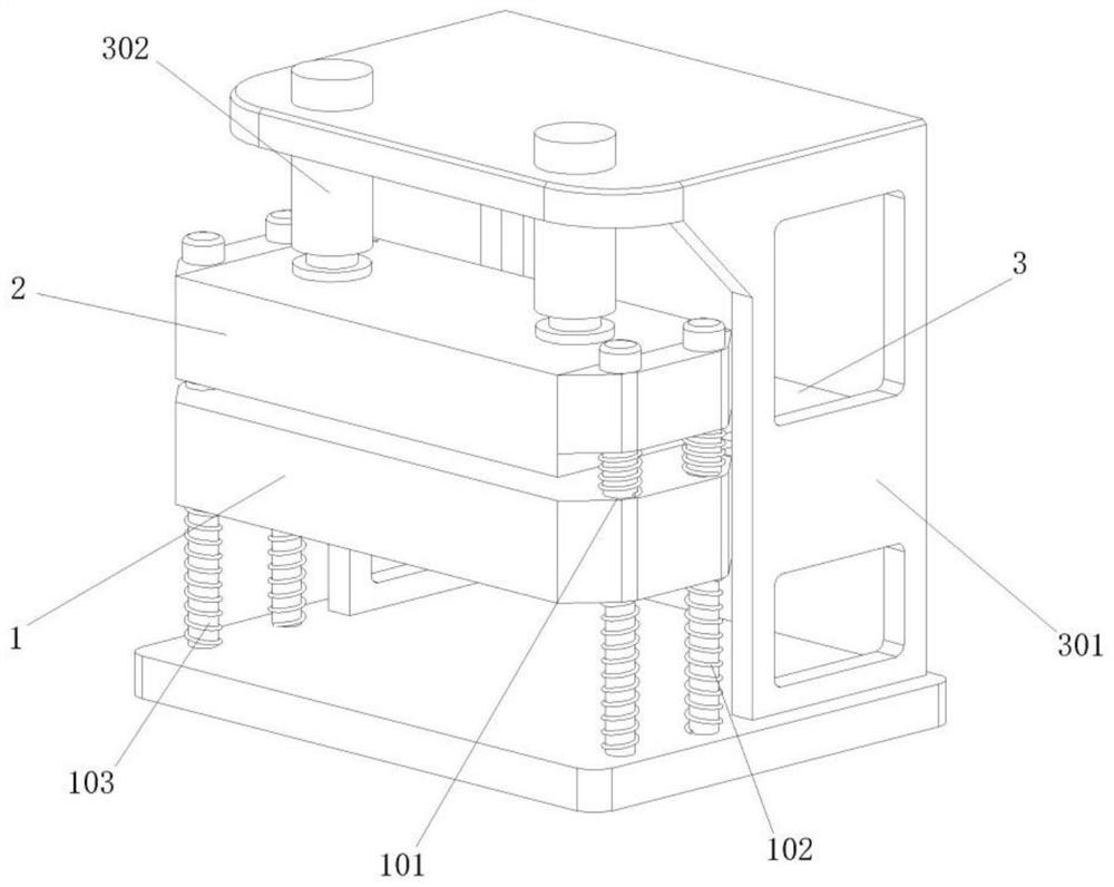 A shearing device for door curtain production