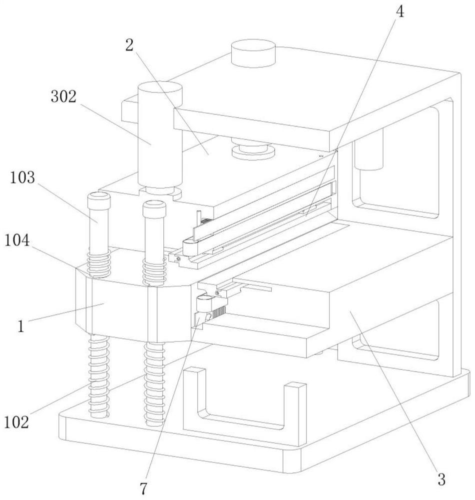 A shearing device for door curtain production