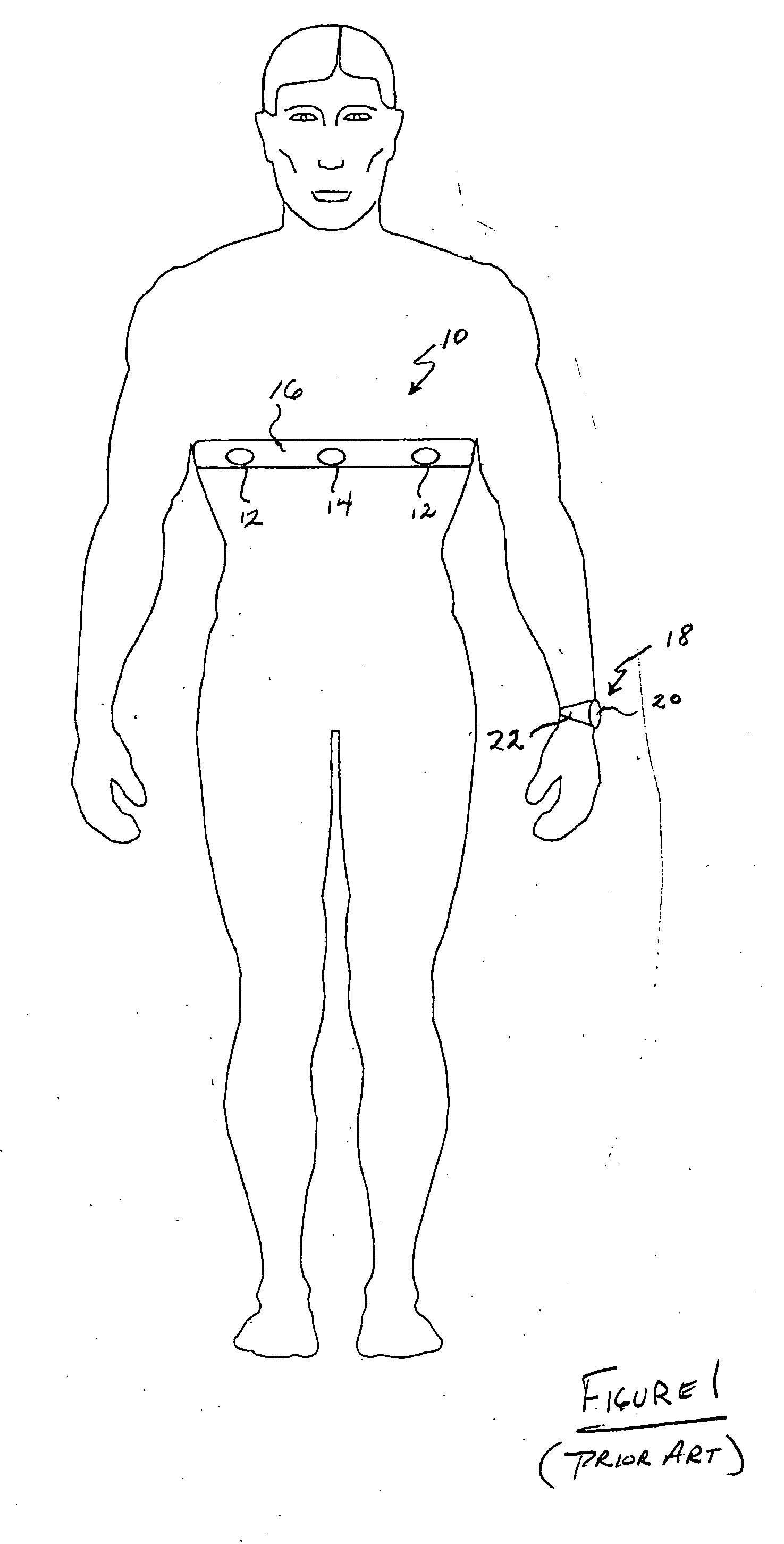 Integral heart rate monitoring garment