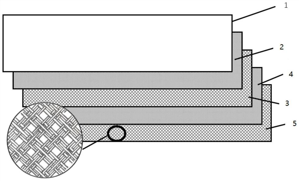 Conveyor belt special for quick connector and preparation method thereof