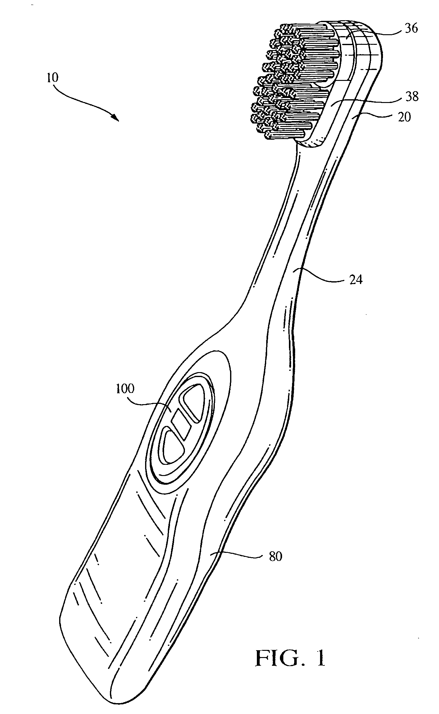 Electric toothbrushes and packages containing same