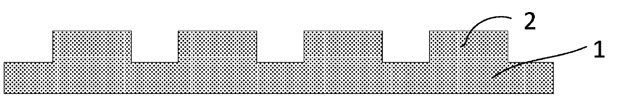 Method for forming Llight resistance wall molding method by adopting silicon mold