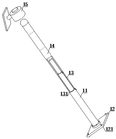 Water level monitoring and alarming device for hydraulic engineering and implementation method thereof