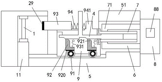 Loading device for workpiece rigidity test and utilization method of loading device