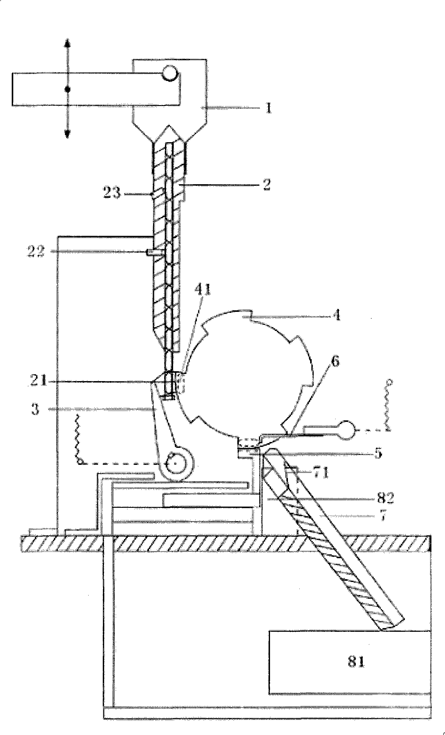 Device for rapidly checking capsules weight