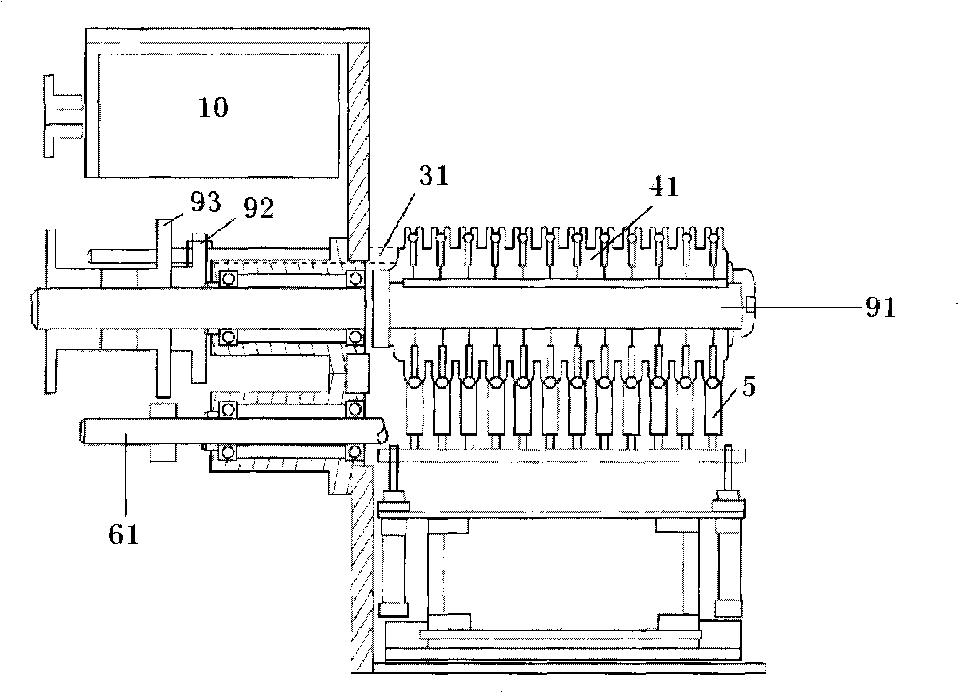 Device for rapidly checking capsules weight