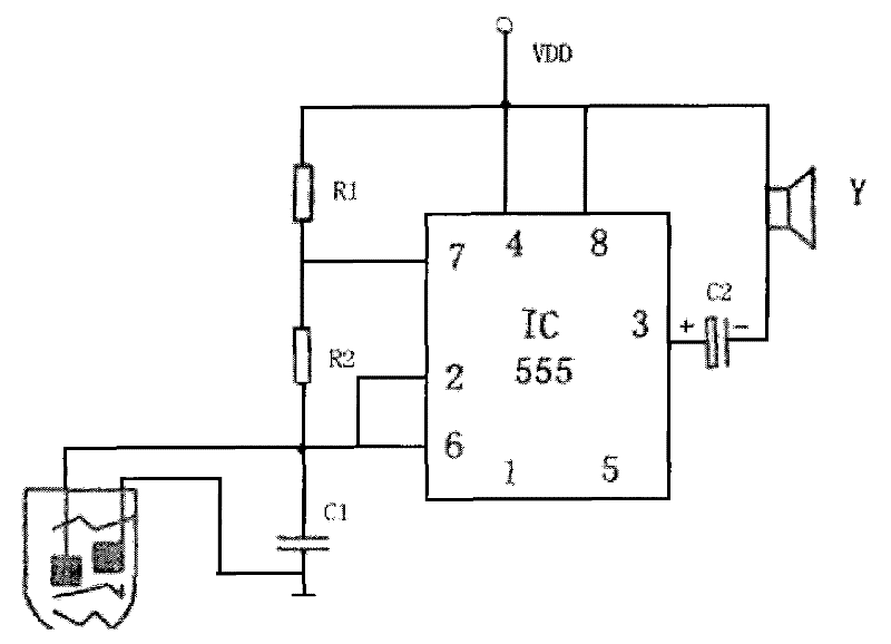 Water-level alarm device