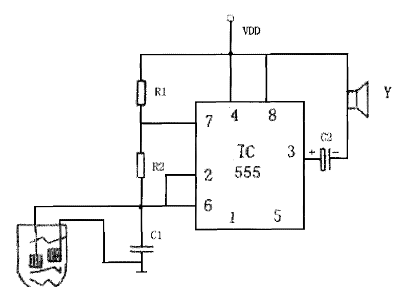 Water-level alarm device