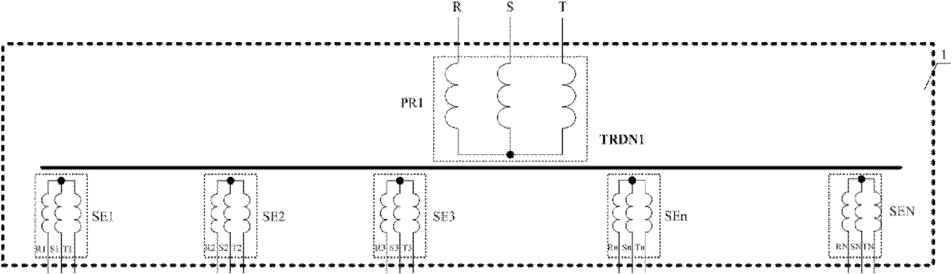 Medium voltage frequency conversion power circuit system