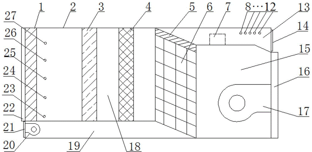 Intelligent adjusting system for air quality in large-scale commercial building and adjusting method thereof