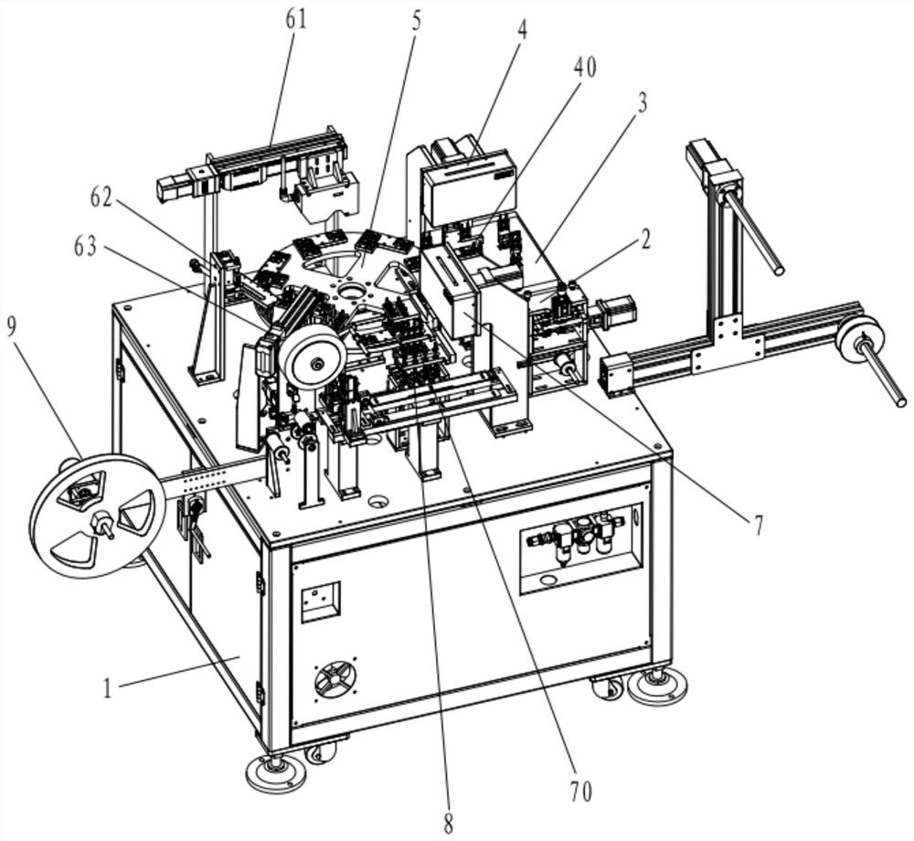 Flatness detection packaging device