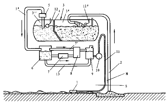 Apparatus for cleaning-out deposited sludge in fluid pool