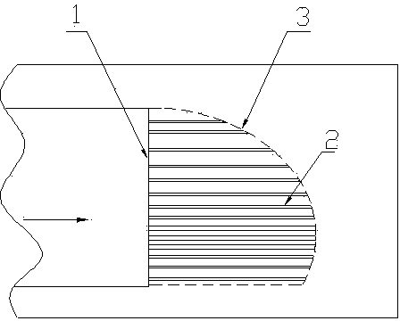 Rockburst-preventive tunnel face structure for tunneling and rockburst-preventive tunneling method