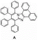 2,3,5,6,7,8-hexa-substituted imidazole[1,2-a] pyridine fluorescent material and synthesis method thereof