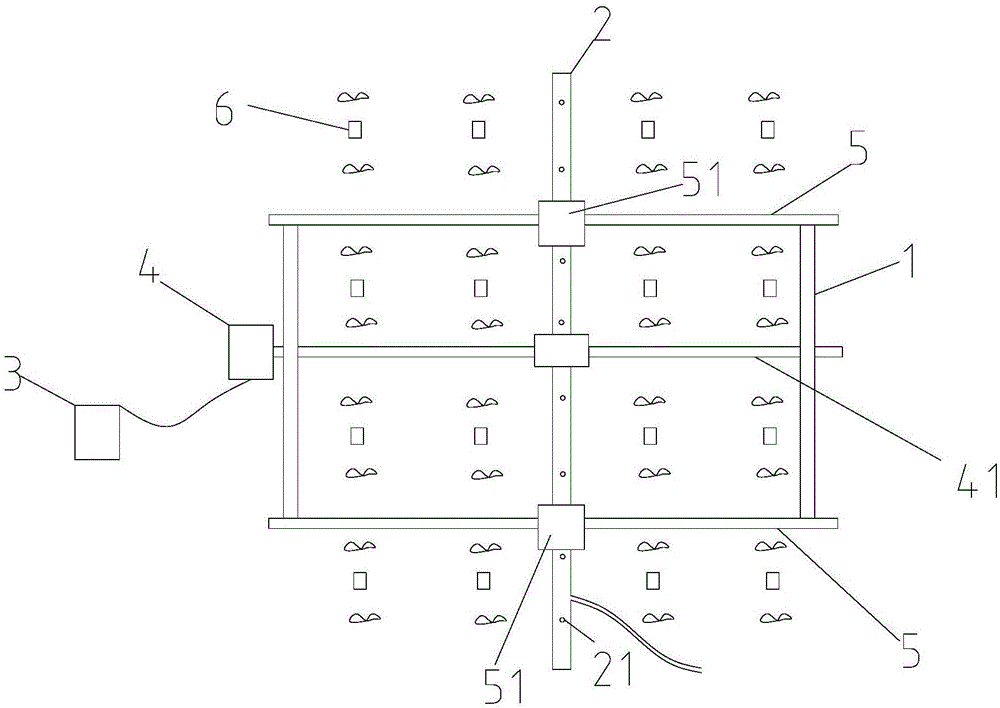 Water-saving drip-irrigation structure