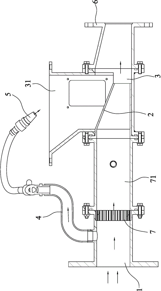 Gas-solid mixing accelerating chamber