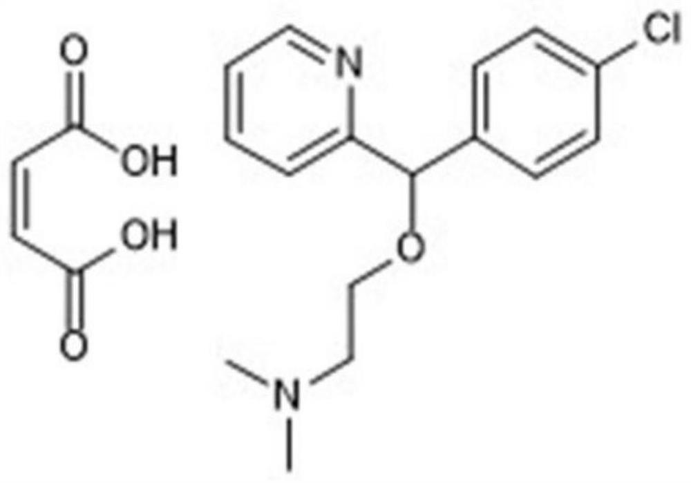 Application of carbinoxamine maleate in preparation of anti-influenza virus medicine