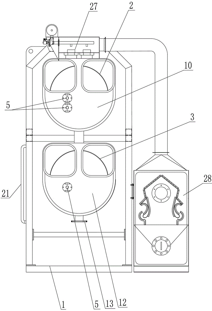 Powder dynamic sterilizing cooling cabinet