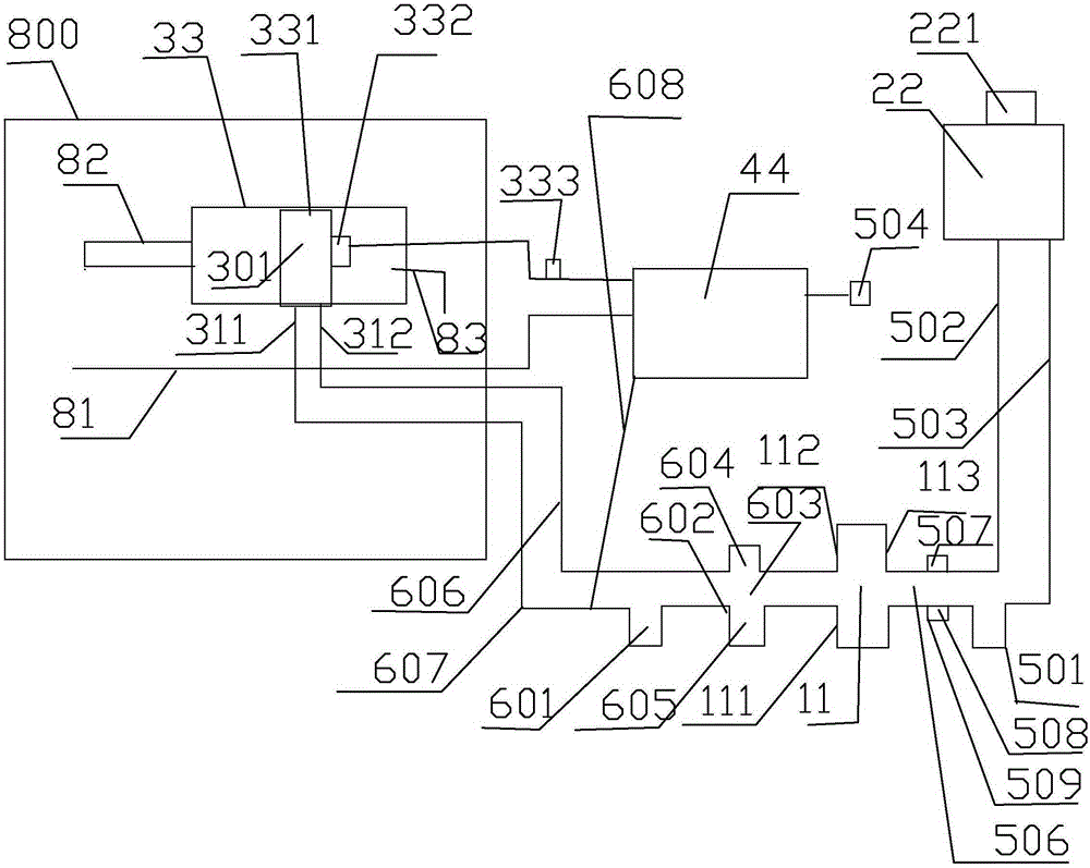 Efficient total heat recovery central air conditioner