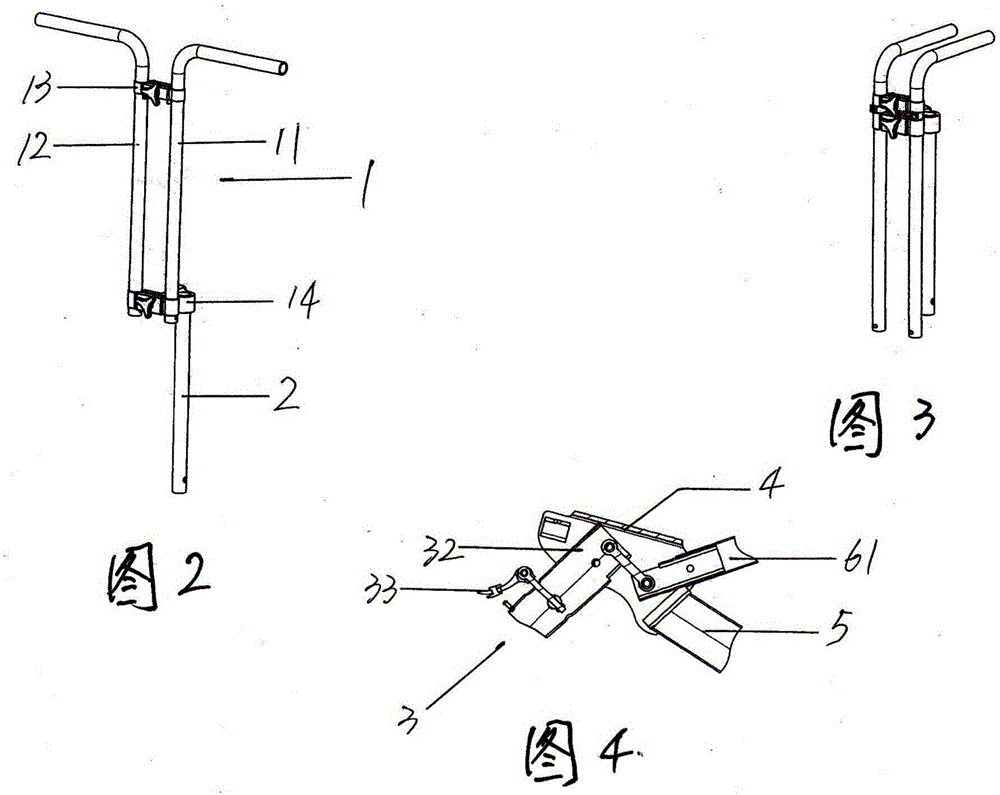 Telescopic rotating handlebar type folding electric bicycle