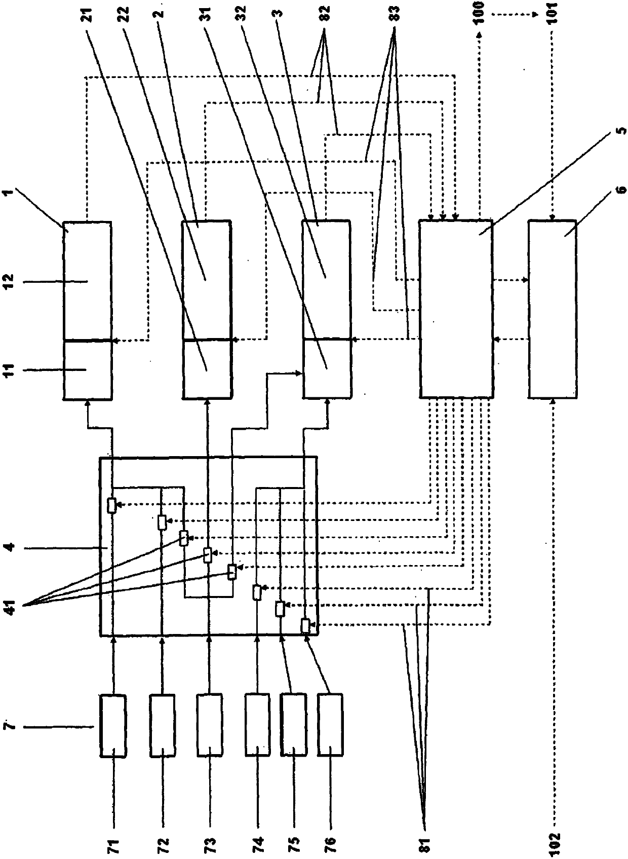 Arrangement for an individualized patient blood analysis