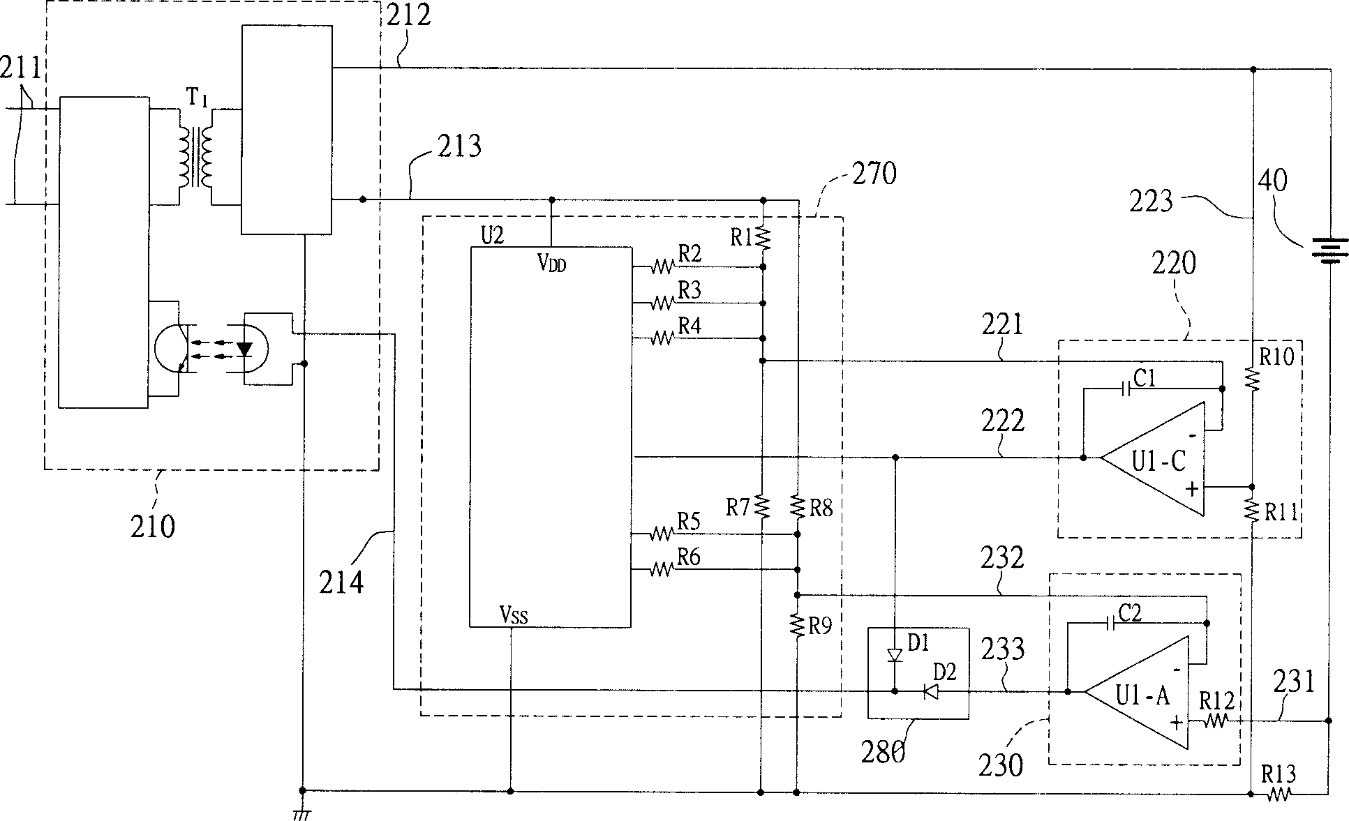 Alternative looping recharger