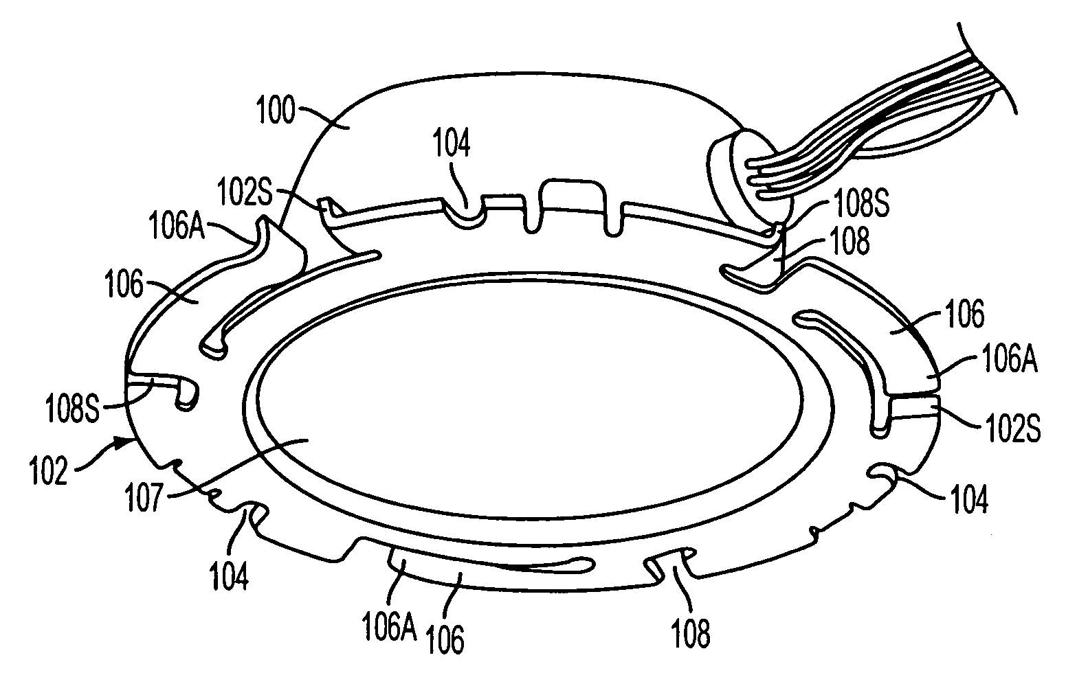 Positive locking light fixture with faceplate