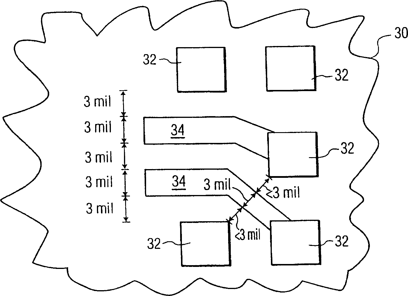 Flip chip die bond pads, die bond pad placement and routing optimization