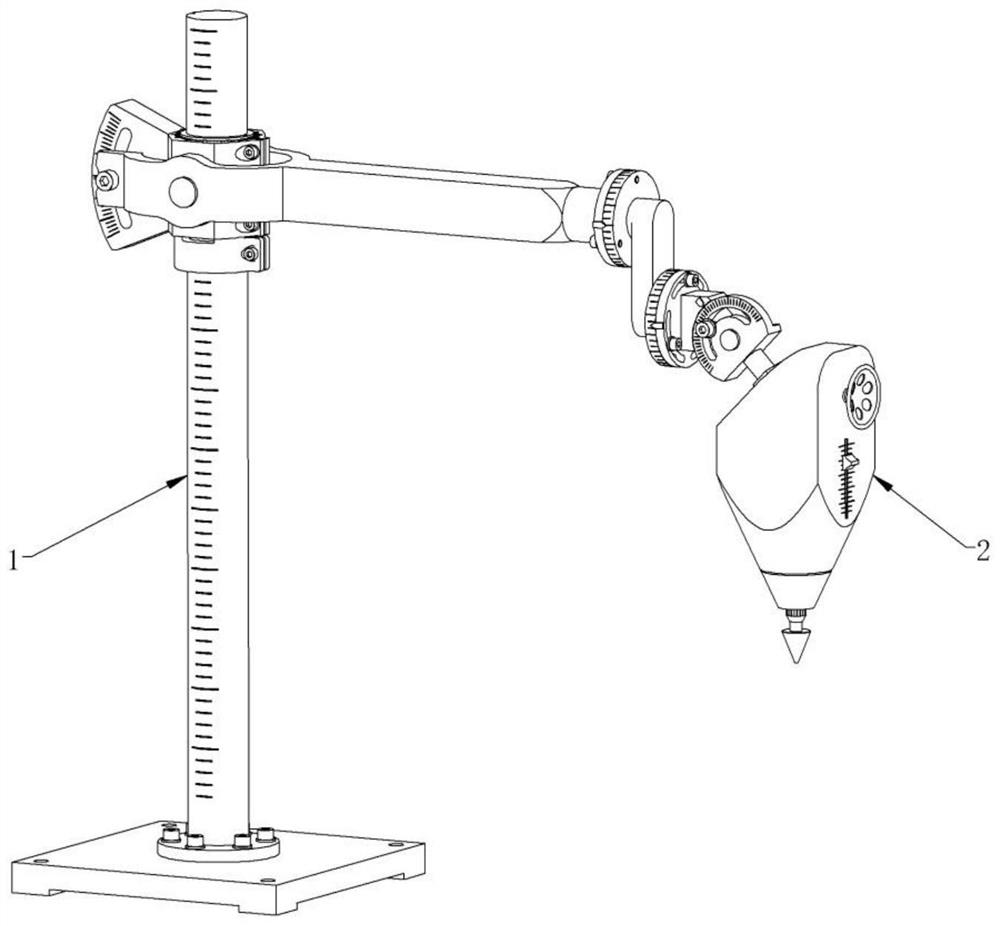 Finishing head for die repairing machine tool