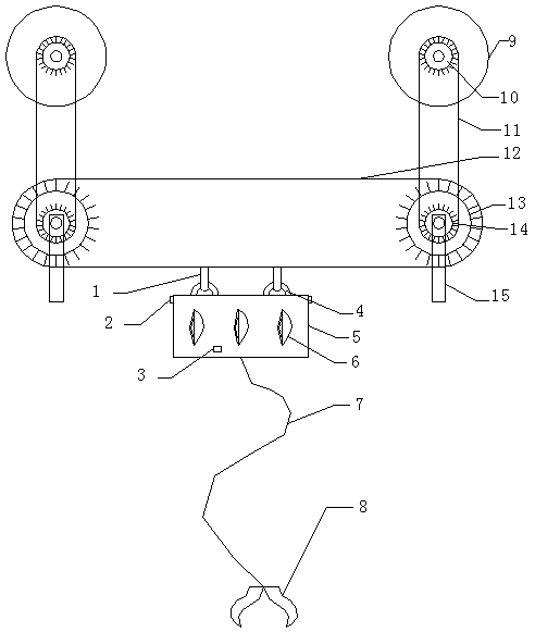 Floating type wind-wave hybrid power generation platform