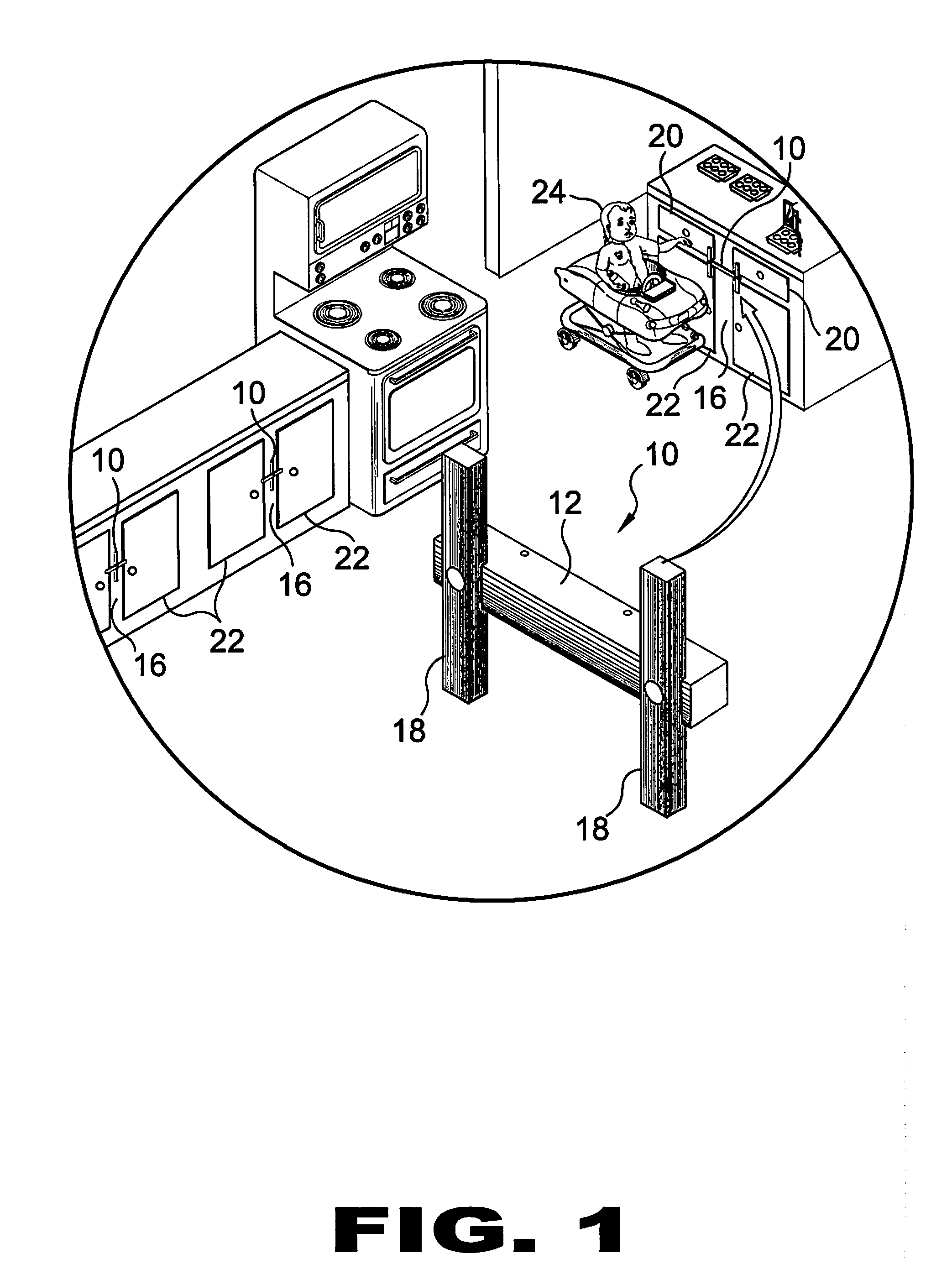 Cabinet child safety lock