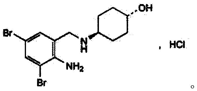 Preparation method of ambroxol hydrochloride