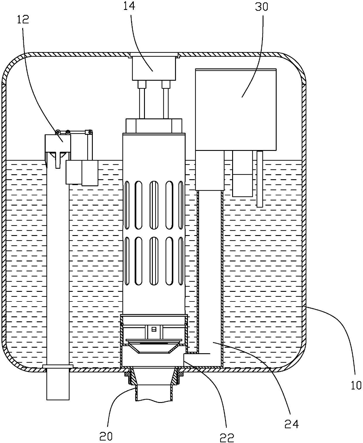 Bathroom purification device