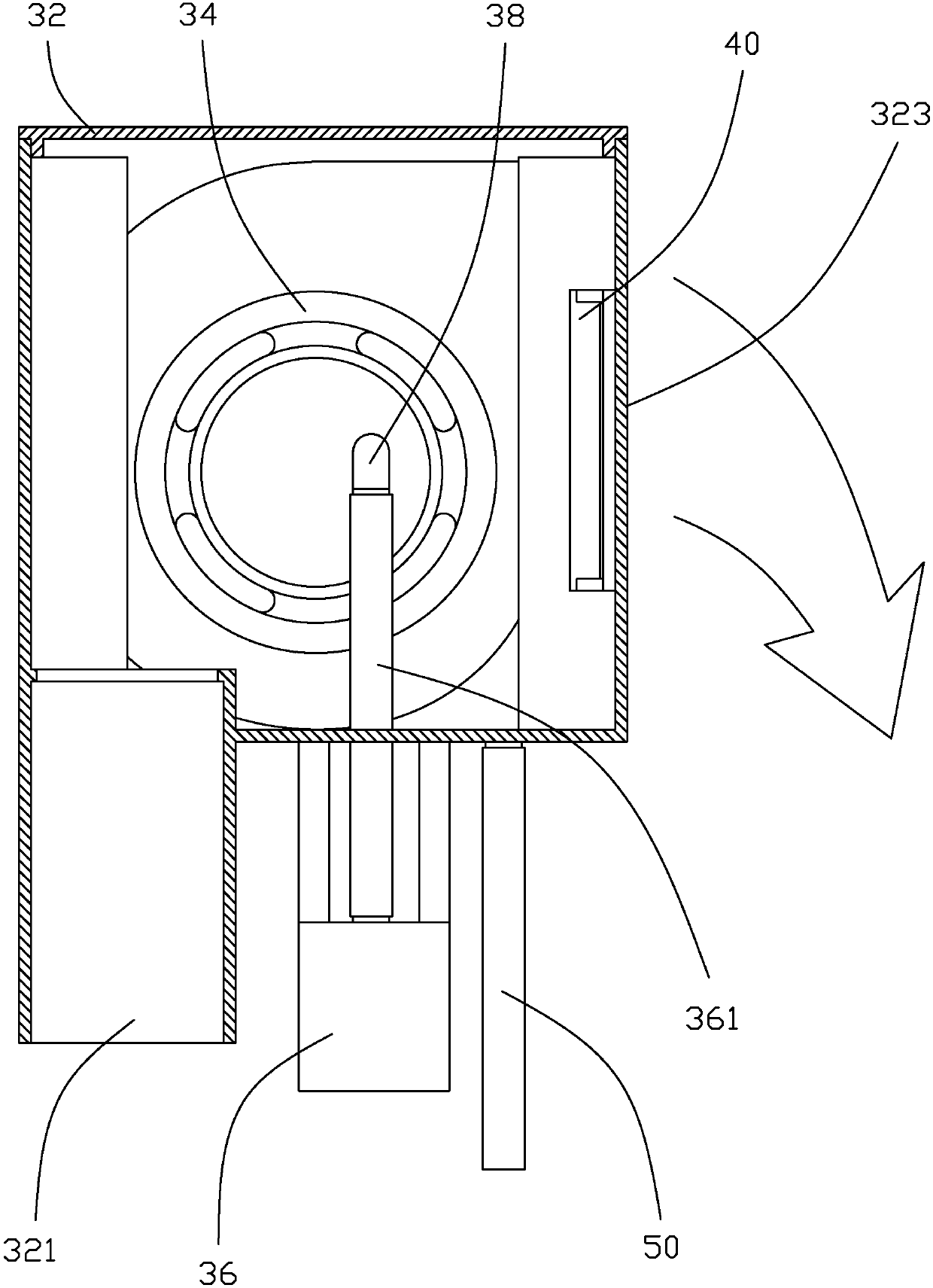 Bathroom purification device