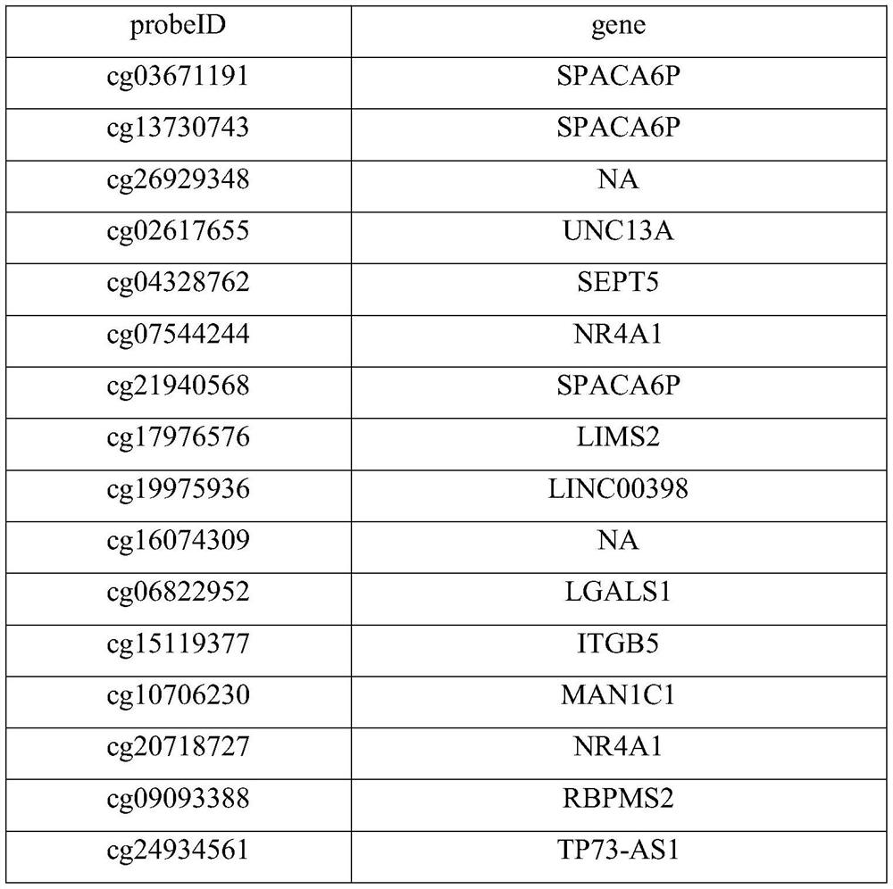 Invasive glioma classification device based on DNA methylation