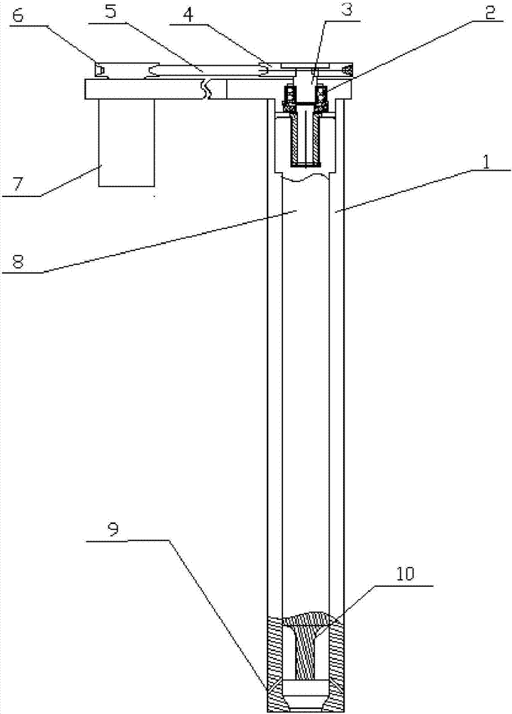 Circulating refining device used for continuously preparing aluminum alloy semisolid slurry