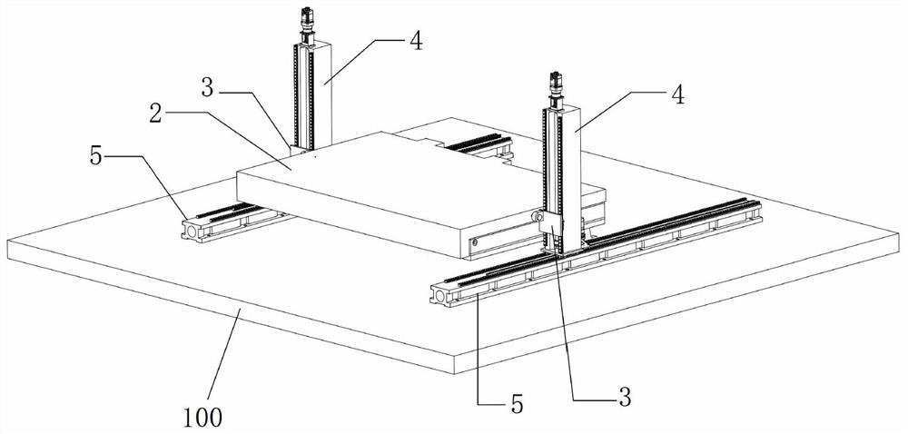 Turnover mechanism and turning plate milling machine with same