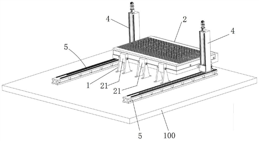 Turnover mechanism and turning plate milling machine with same