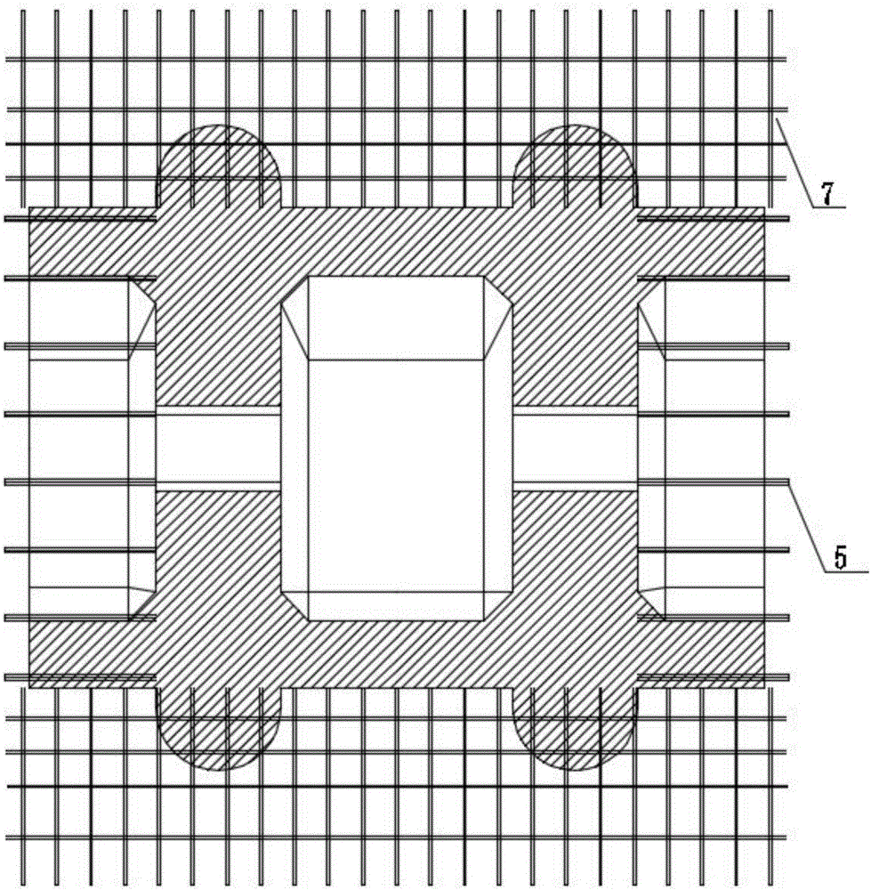 Cast-in-situ support bearing bracket structure for No. 0 segment of large-span rigid-frame continuous girder