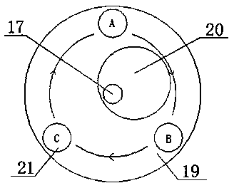 Multi-point vibrating blood activating device and method