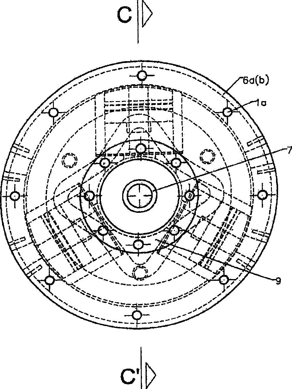 Engine with rotary piston