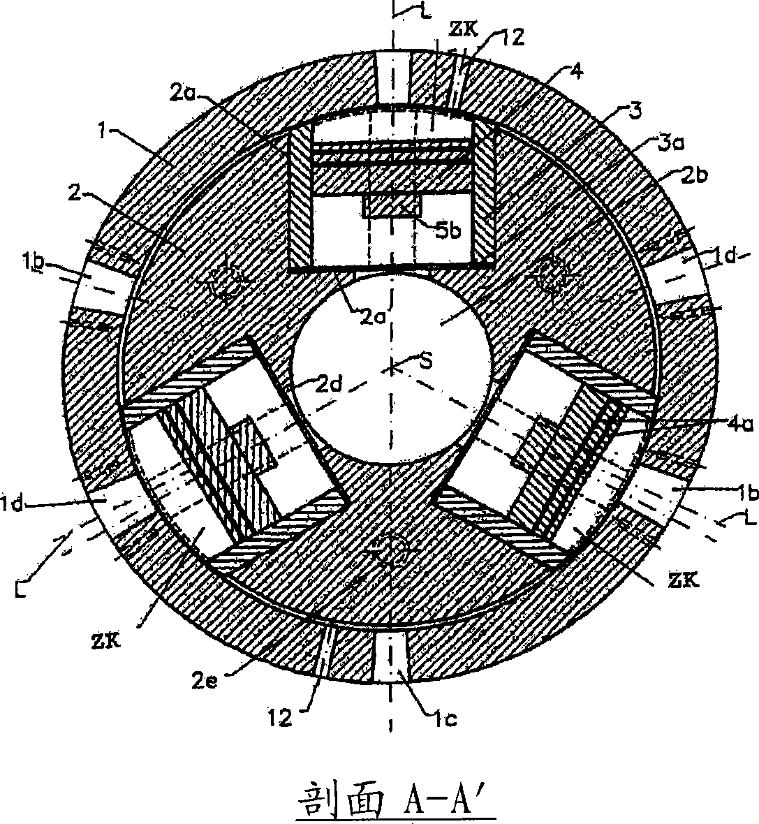 Engine with rotary piston