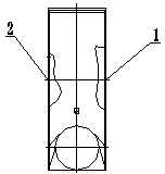 Counter-blowing type hot-cutting hood with cooling effect