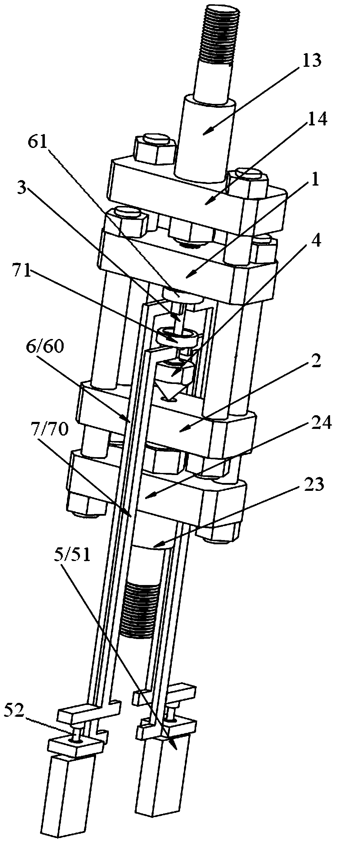 Creep compression experimental apparatus