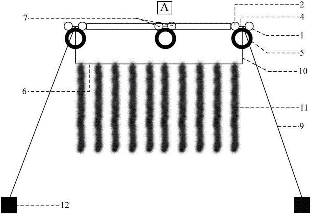 Method for improving water quality in deepwater areas of lakes and reservoirs and controlling cyanobacterial bloom through artificial biological carriers